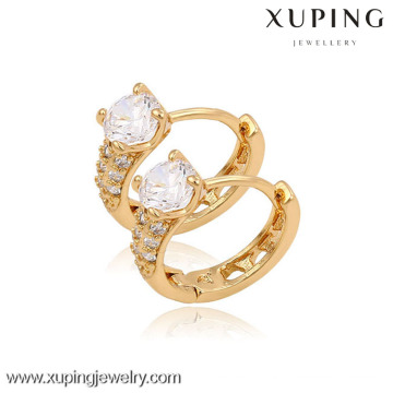 (90098) Xuping moda alta qualidade 18k banhado a ouro brinco